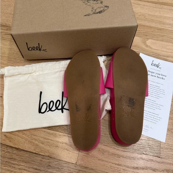 Beek Gallito Leather slide Sandal size 7 - Picture 4 of 7